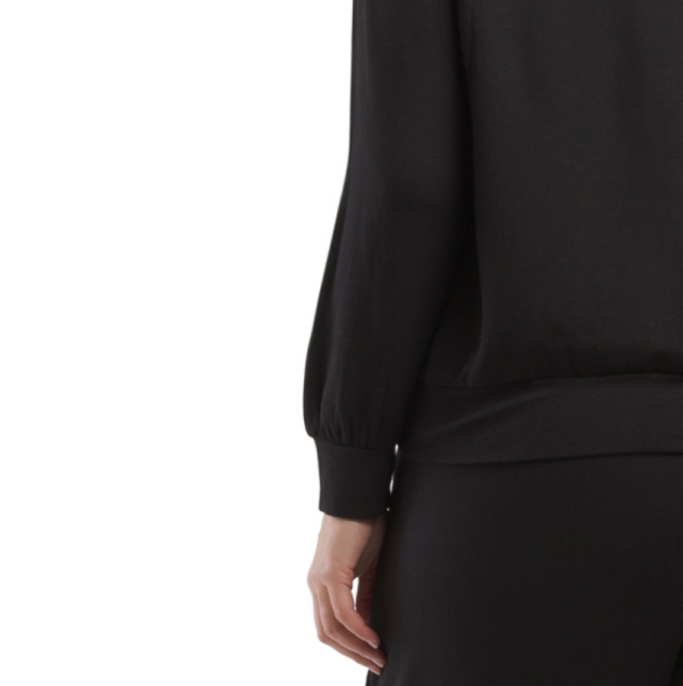 Workshop Plus Black Knit Ribbed Joggers Set Light Inner Fleece - Picture 5 of 5
